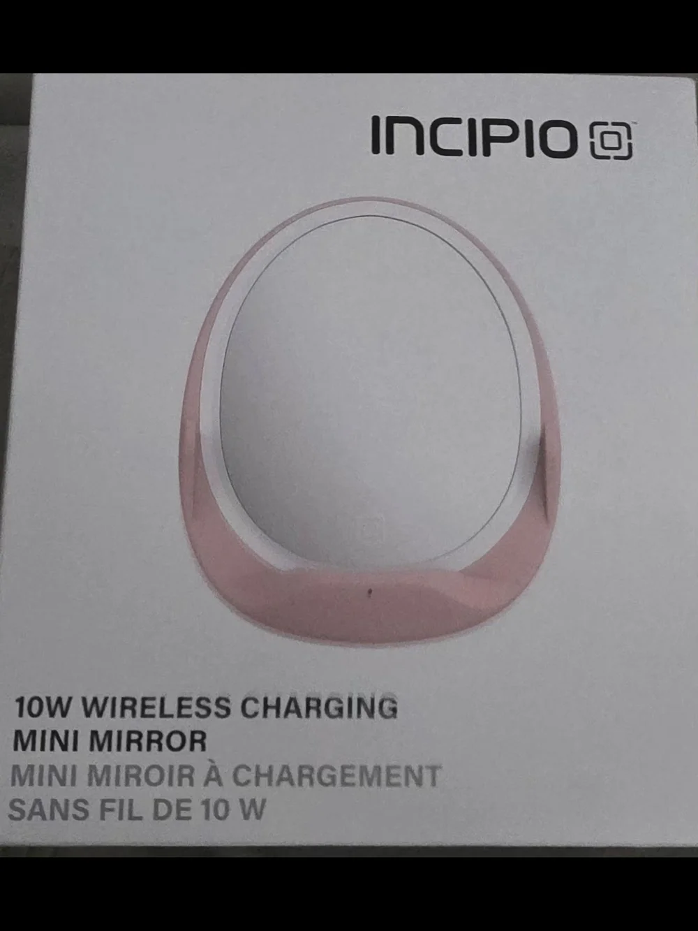 Incipio Pink 10W Wireless Mini Mirror Charger